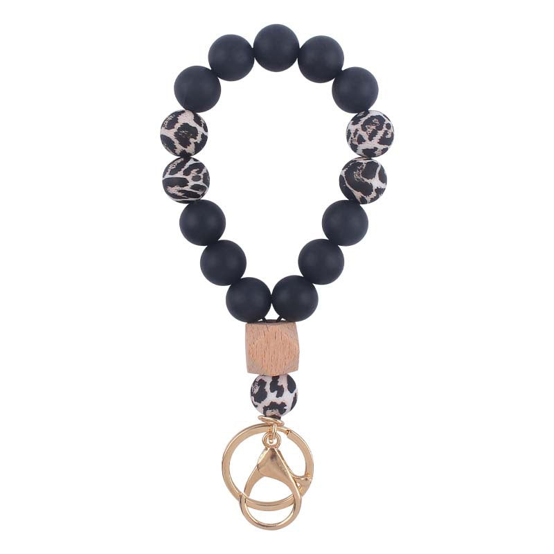 Llavero De Muñeca De Cuentas De Silicona De Mano al por mayor